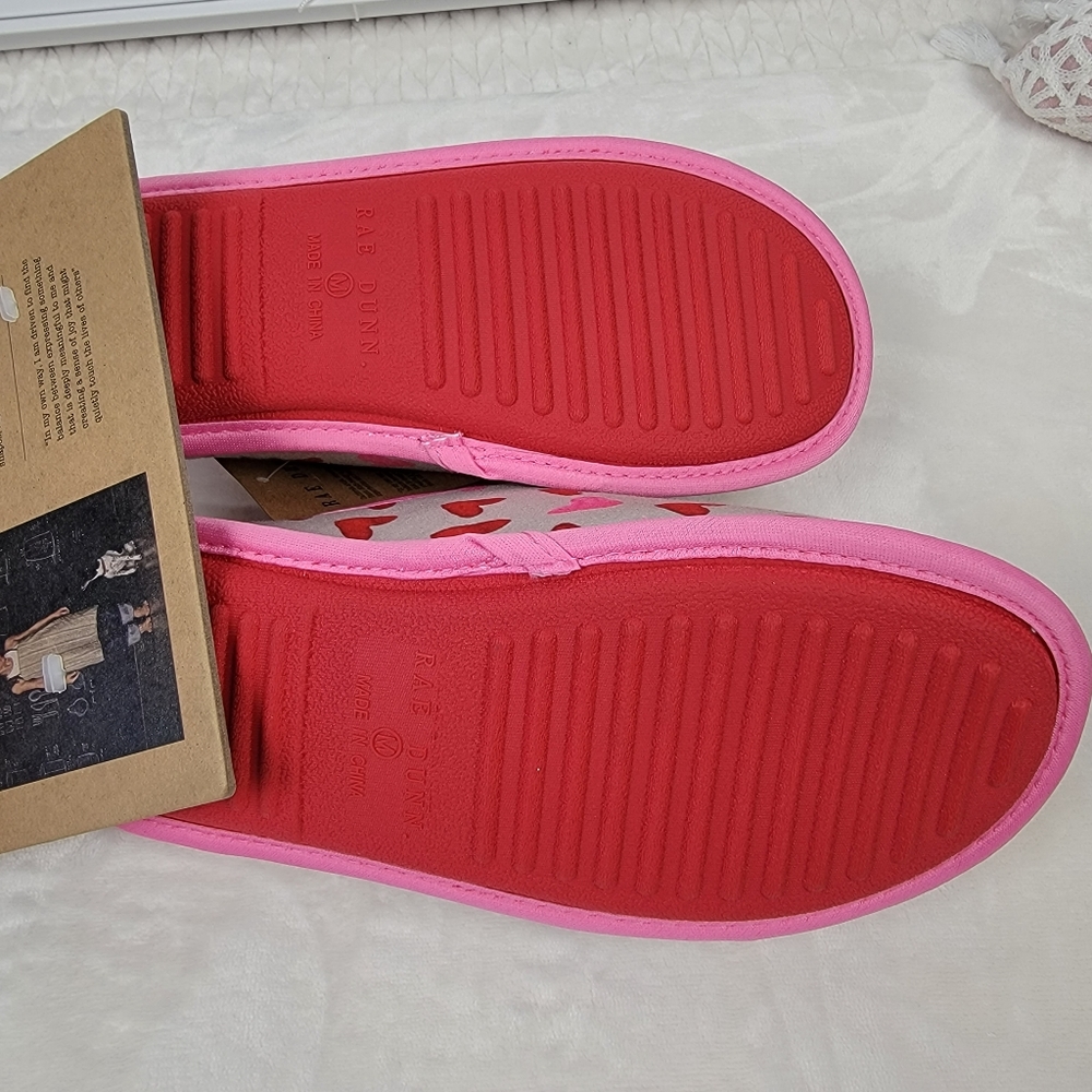Rae Dunn Love Slippers - Picture 6 of 10